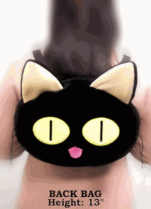 Trigun - 13" Anime Plush Backpack - Back Bag - Kuro-Neko