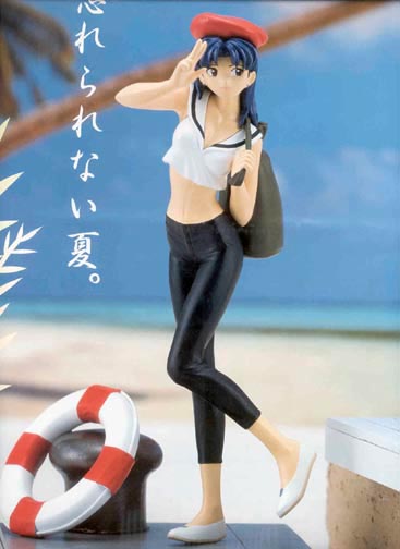 Sega Evangelion Misato Seaside Figure Collection